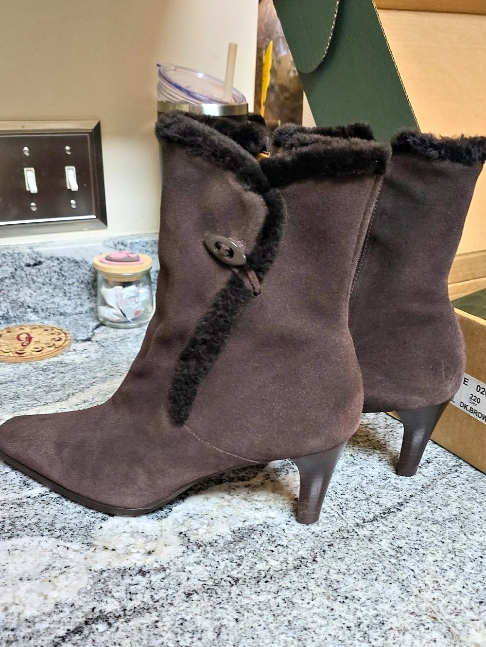 Eddie Bauer Brown Heeled Boots US 10 Like New